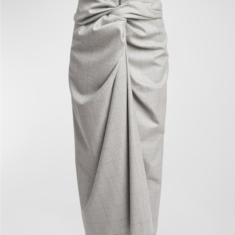 Dries Van Noten - Sidras Twist-Front Midi Skirt - Size 38 (US6)